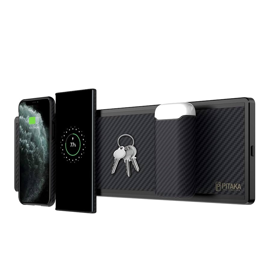 「PITAKA」MagEZ Bar Magnetic Wall-Mount Wireless Charger [PITAKA MagEZ Bar] 10W